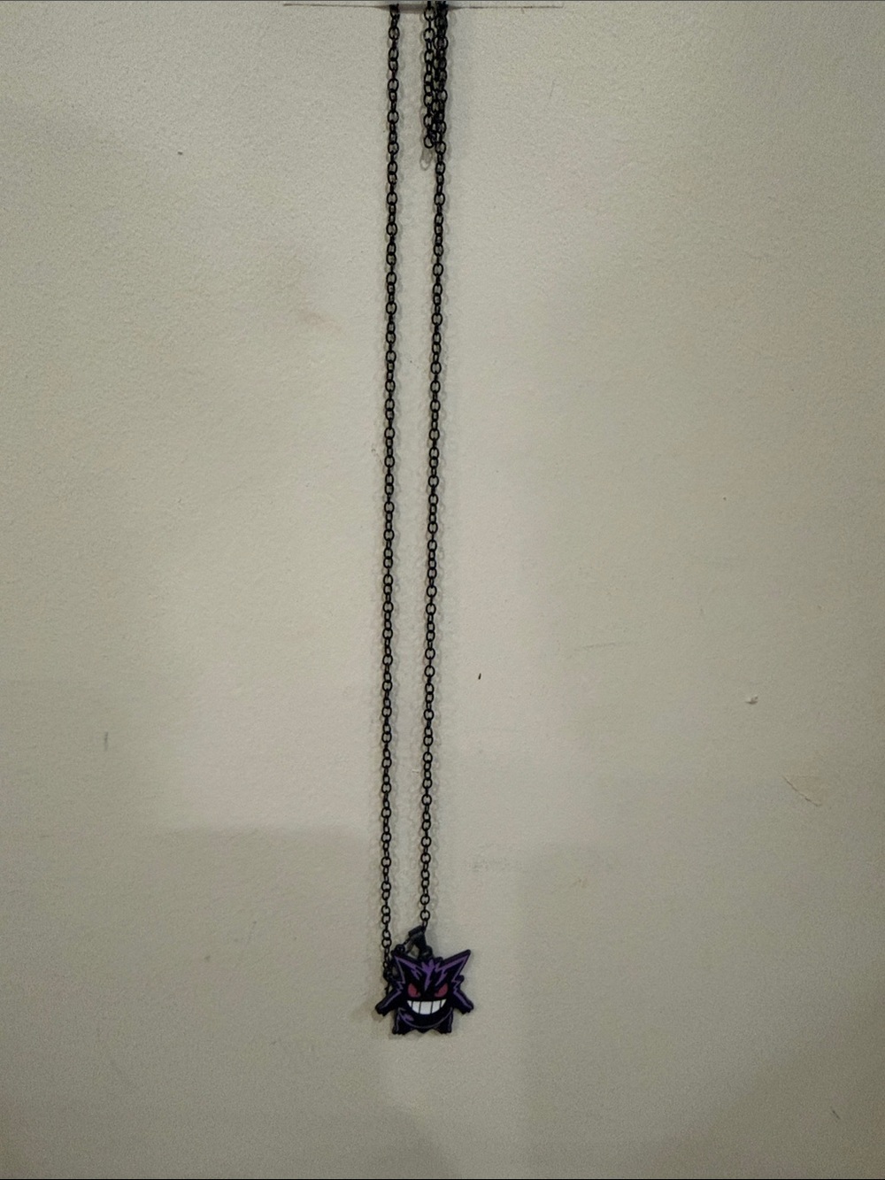 Purple Gengar Pendant Necklace